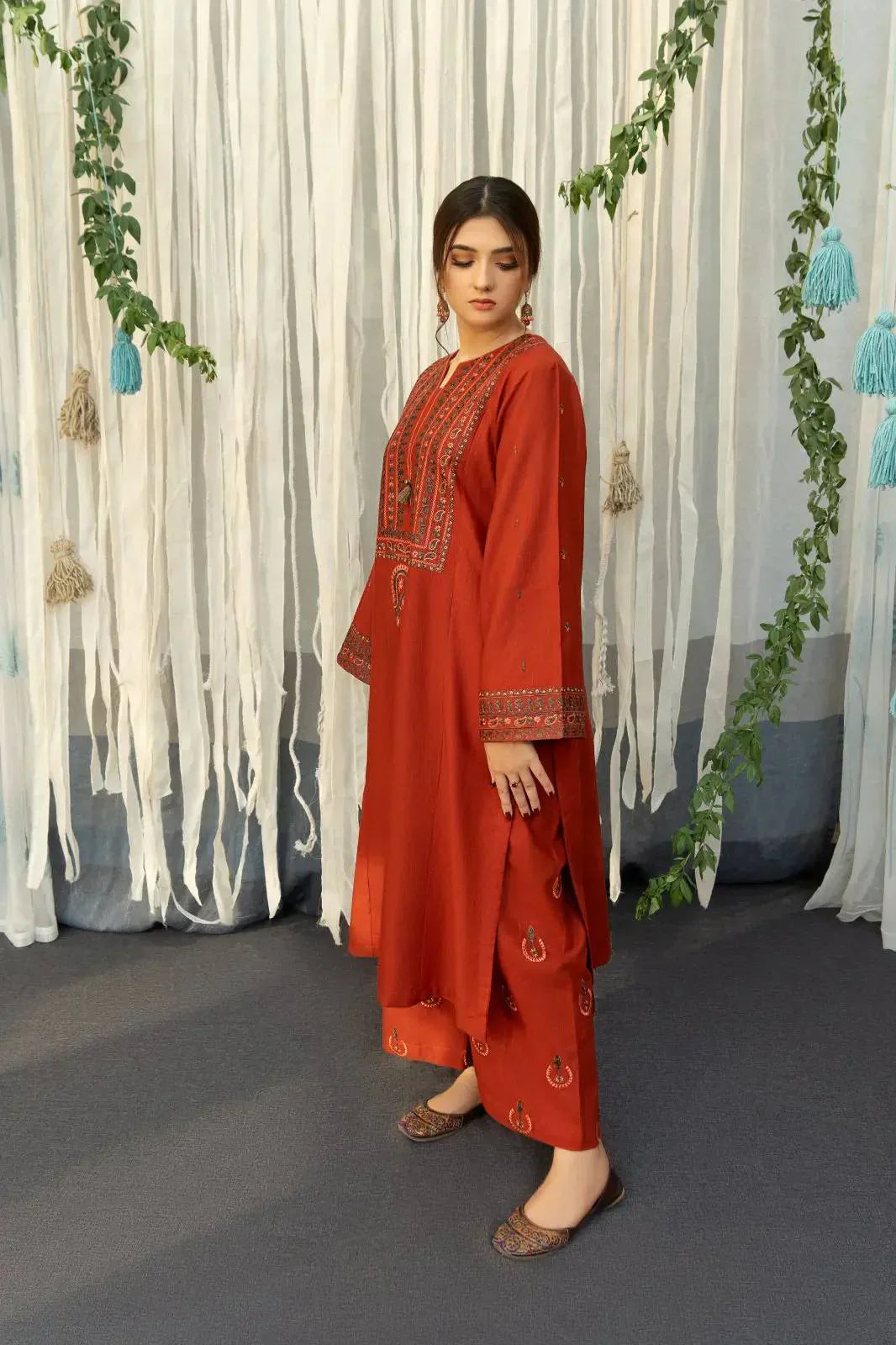 Ayat Embroidered 3-pieces